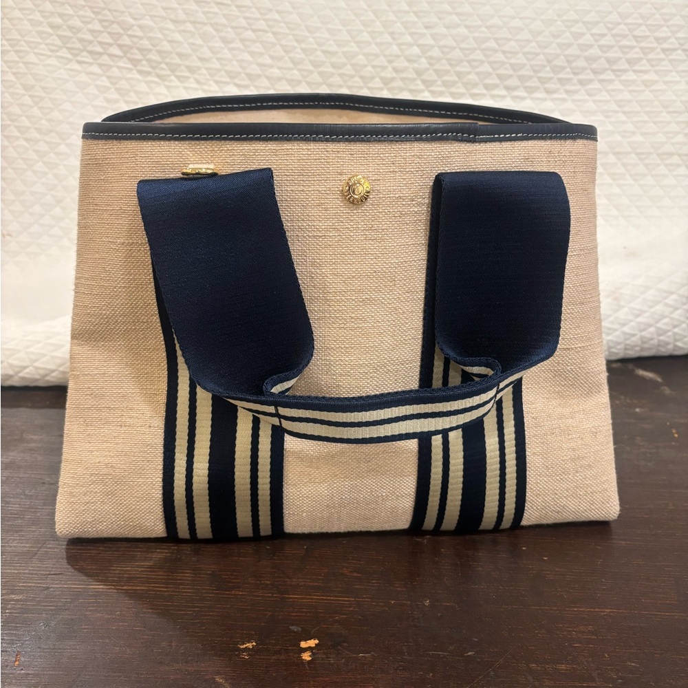 Traversée S - Linen Cream Equestrian Navy - Picture 3 of 8